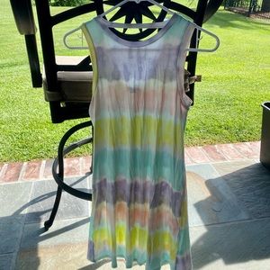 NWOT sleeveless tie dye dress